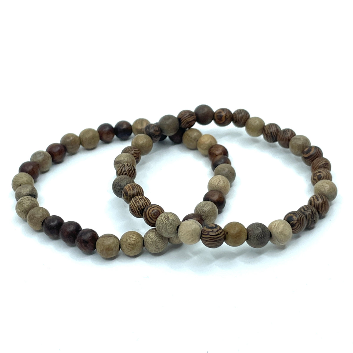 Zwei Armbänder Holz-Ensemble